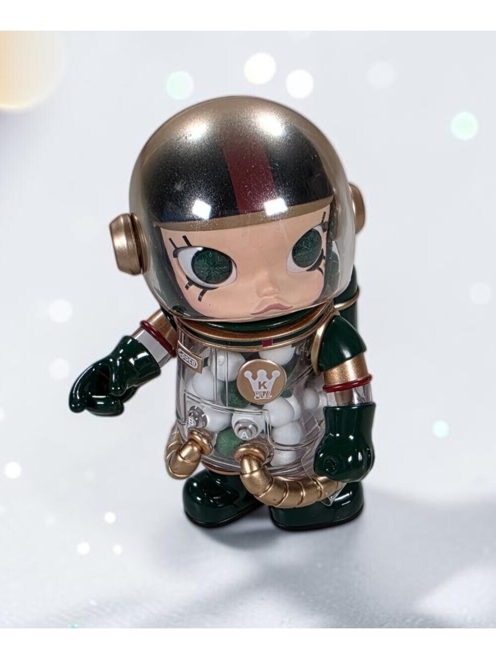 POP MART Mega Space Molly 100% Series 4 Christmas2024 Green Special 1/36